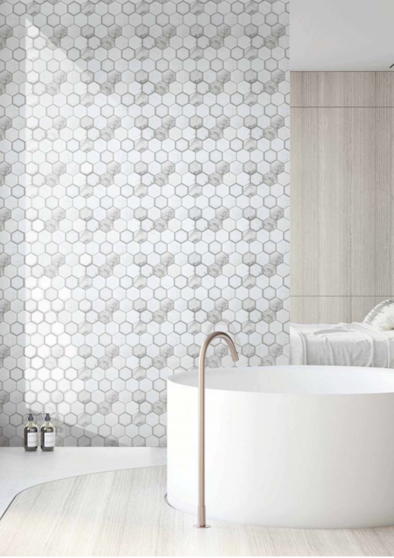 Marble Design & 3D Beveled Mirro Glass