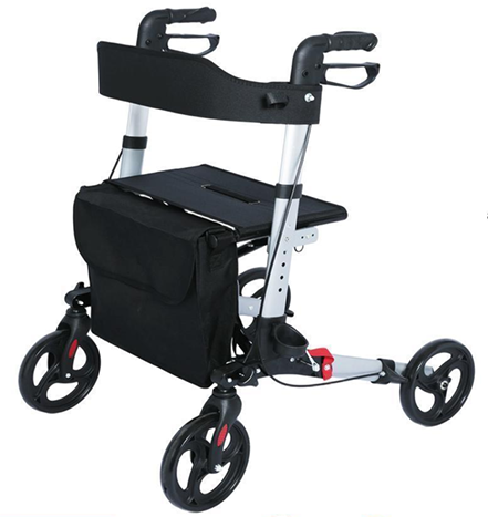 COMPACT FOLDABLE ALUMINUM ROLLATOR