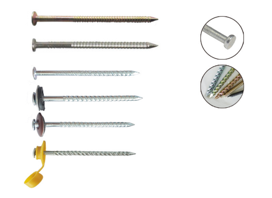 Twisted shank nails
