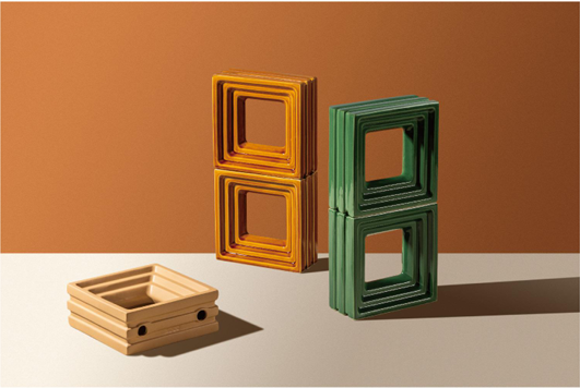 MEANDER PATTERN BRICKS