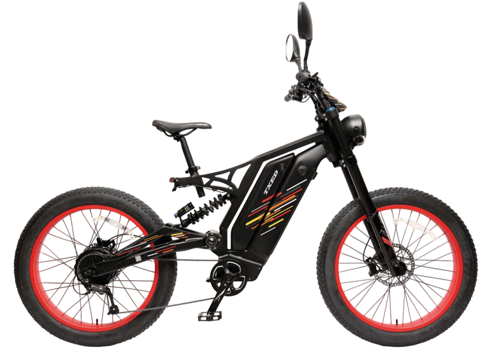 E Double Power Tech - Dirt Bike Style E Bike