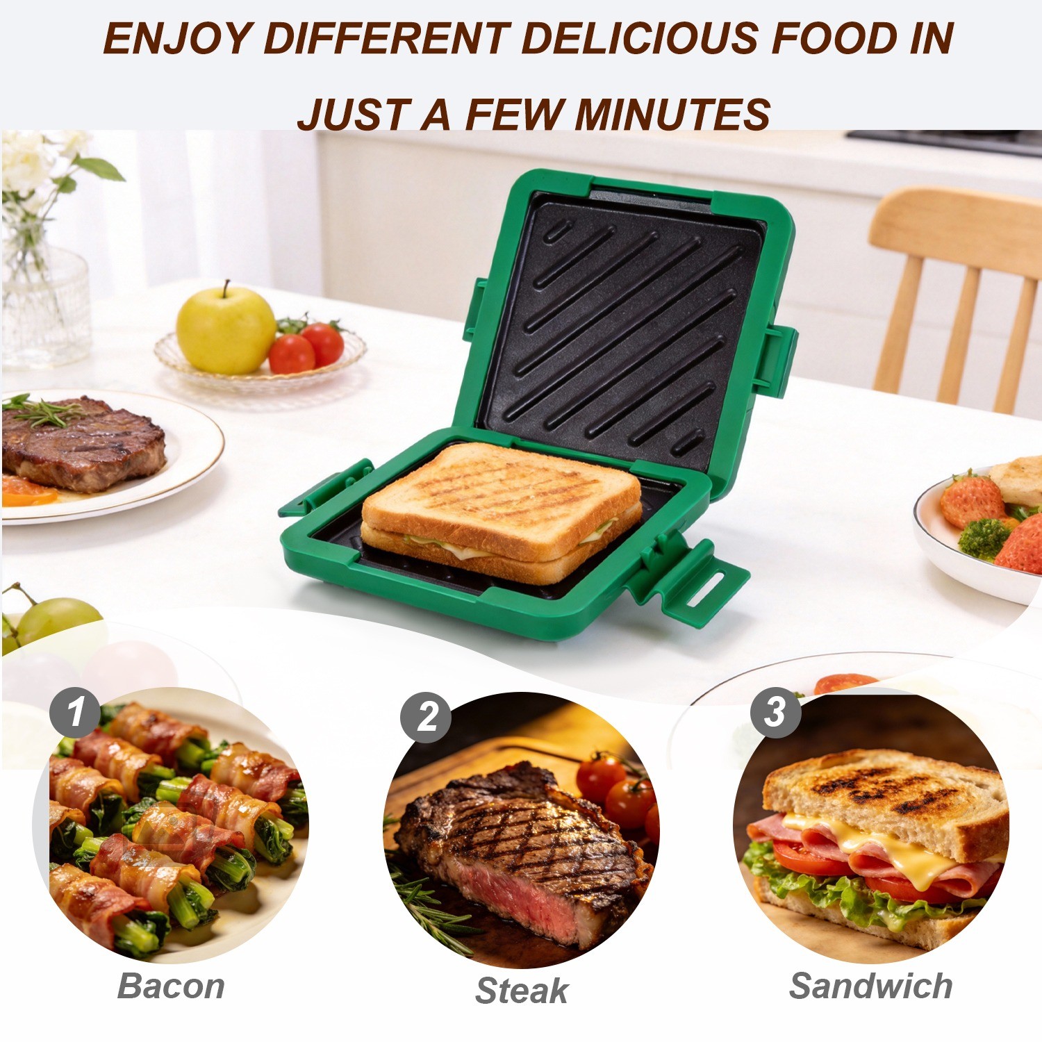 MICROWAVE SANDWICH PAN