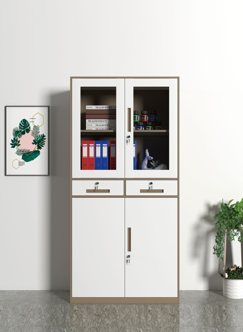 TWO-TONE COFFEE CABINET ( NARROW CABINET SERIES )