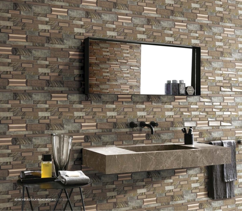 3D BEVELED  SILK ROAD MOSAIC | DZ-8161