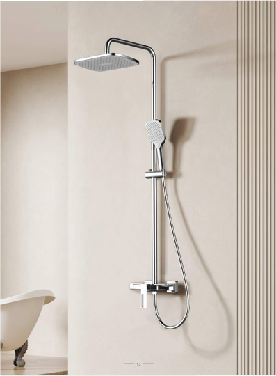 Thermostat concealed shower set